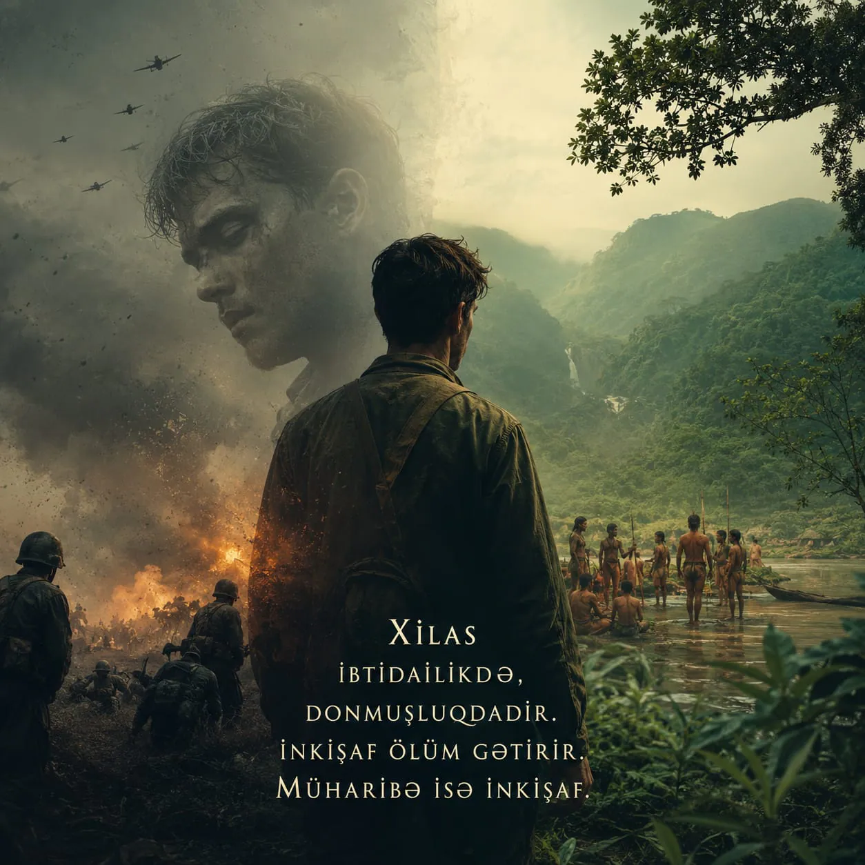 Məlik Rza - Müharibədən qaçan ağdərili